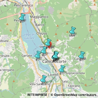Mappa Via del Poggio, 23808 Vercurago LC, Italia (1.7725)