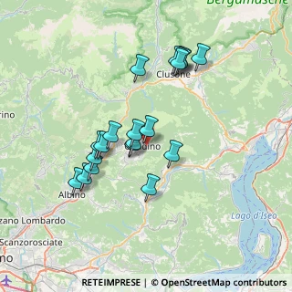 Mappa Via Opifici, 24024 Gandino BG, Italia (6.40842)