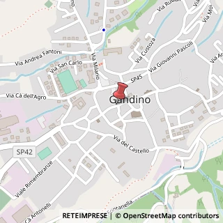 Mappa Via Giovanni XXIII, 27, 24024 Gandino, Bergamo (Lombardia)