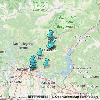 Mappa Via Giovanni XXIII, 24024 Gandino BG, Italia (10.87333)
