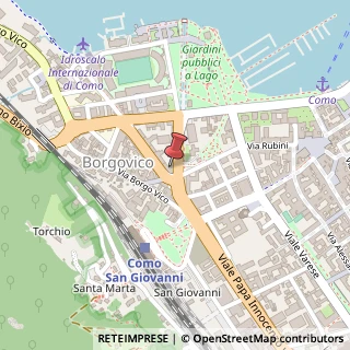 Mappa Via Fratelli Recchi, 7, 22100 Como, Como (Lombardia)