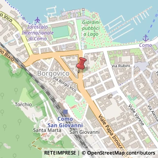 Mappa Via Fratelli Recchi, 7, 22100 Como, Como (Lombardia)