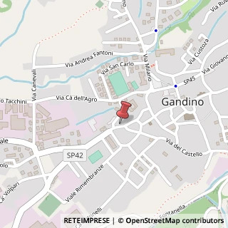 Mappa Via IV Novembre, 47, 24024 Gandino, Bergamo (Lombardia)