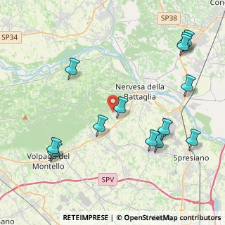 Mappa Via Bertolini, 31040 Nervesa della Battaglia TV, Italia (4.94462)