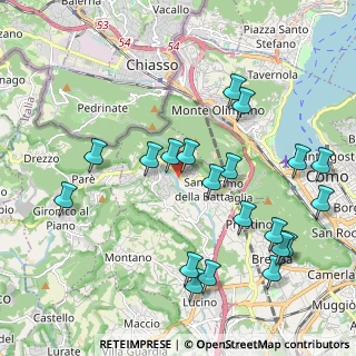 Mappa Via S. Fermo, 22020 San Fermo della Battaglia CO, Italia (2.252)