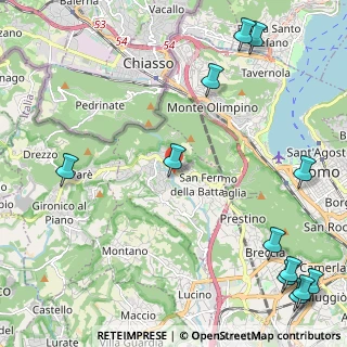 Mappa Via S. Fermo, 22020 San Fermo della Battaglia CO, Italia (3.3025)