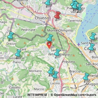 Mappa Via S. Fermo, 22020 San Fermo della Battaglia CO, Italia (3.102)