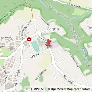 Mappa Via Brella, 1, 22070 Cagno, Como (Lombardia)