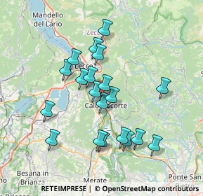 Mappa Via Roma, 23808 Vercurago LC, Italia (6.4715)