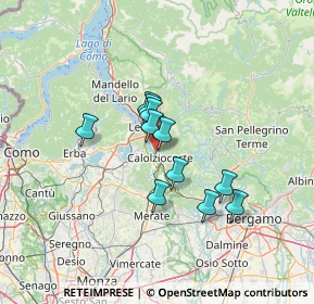 Mappa Via Vittorio Veneto, 23808 Vercurago LC, Italia (9.78091)