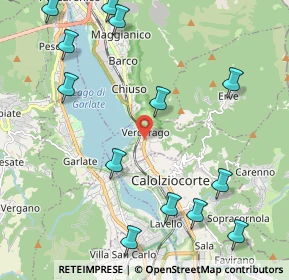 Mappa Via Vittorio Veneto, 23808 Vercurago LC, Italia (2.65462)