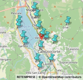 Mappa Via Vittorio Veneto, 23808 Vercurago LC, Italia (1.808)