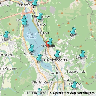 Mappa Via Vittorio Veneto, 23808 Vercurago LC, Italia (2.83813)