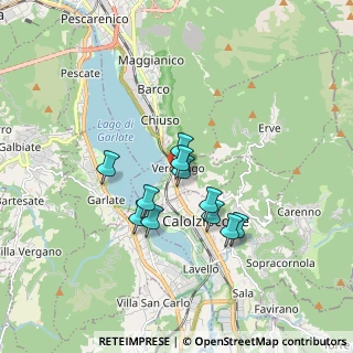 Mappa Via Roma, 23808 Vercurago LC, Italia (1.29727)
