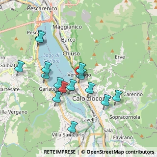 Mappa Via Roma, 23808 Vercurago LC, Italia (1.85933)