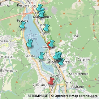Mappa Via Vittorio Veneto, 23808 Vercurago LC, Italia (1.88533)