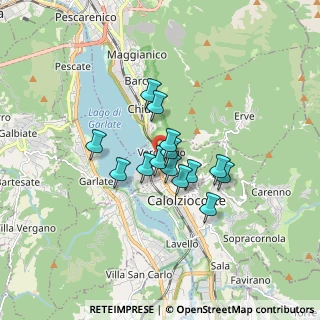 Mappa Via Vittorio Veneto, 23808 Vercurago LC, Italia (1.11714)