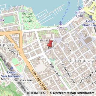Mappa Via Giuseppe Garibaldi, 30, 22100 Como, Como (Lombardia)