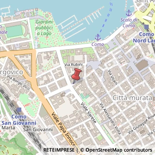 Mappa Via Giuseppe Garibaldi, 59, 22100 Como, Como (Lombardia)