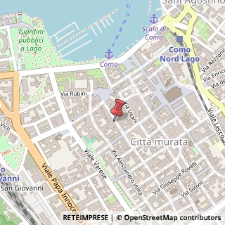 Mappa Via Armando Diaz, 6, 22100 Como, Como (Lombardia)