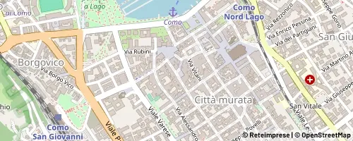 Mappa Como