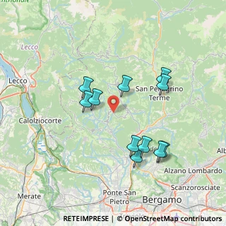 Mappa Via Europa, 24030 Berbenno BG, Italia (6.85364)