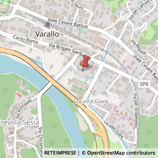 Mappa Via Brigate Garibaldi, 26/b, 13019 Varallo, Vercelli (Piemonte)