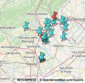 Mappa Via Venezia, 31028 Vazzola TV, Italia (10.721)