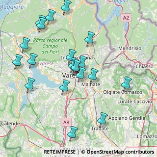Mappa Via Antelao, 21100 Varese VA, Italia (8.2675)