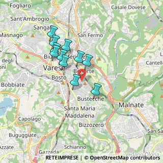 Mappa Via Antelao, 21100 Varese VA, Italia (1.46364)