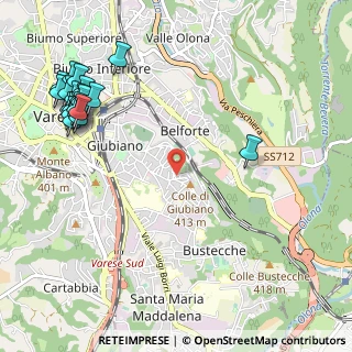 Mappa Via Antelao, 21100 Varese VA, Italia (1.425)