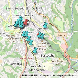 Mappa Via Antelao, 21100 Varese VA, Italia (0.981)