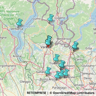Mappa Via Antelao, 21100 Varese VA, Italia (15.09933)