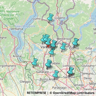 Mappa Via Antelao, 21100 Varese VA, Italia (13.78)