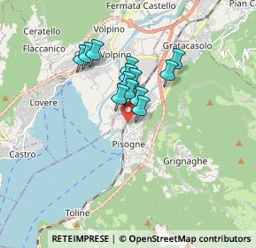 Mappa Strada Provinciale, 25055 Costa Volpino BG, Italia (1.16769)