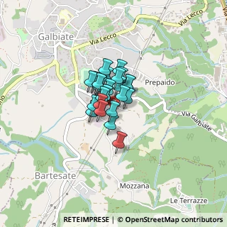 Mappa Via della Vignazza, 23851 Galbiate LC, Italia (0.2)