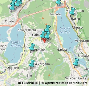 Mappa Via della Vignazza, 23851 Galbiate LC, Italia (2.57833)