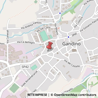 Mappa Via IV Novembre, 21, 24024 Gandino, Bergamo (Lombardia)