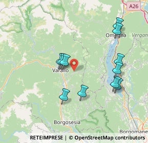 Mappa 13019 Varallo VC, Italia (7.38)