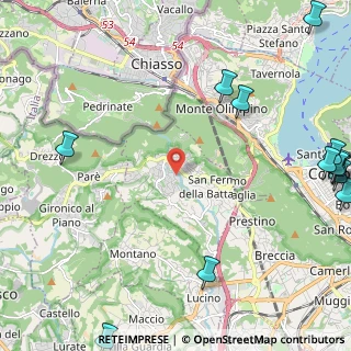 Mappa Via I Maggio, 22020 Cavallasca CO, Italia (3.52692)