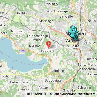 Mappa Via Bezzecca, 21100 Varese VA, Italia (2.25333)