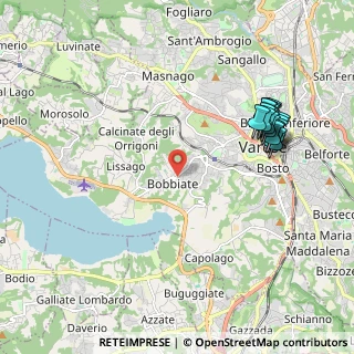Mappa Via Bezzecca, 21100 Varese VA, Italia (2.24737)