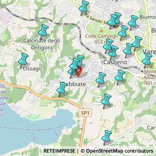 Mappa Via Bezzecca, 21100 Varese VA, Italia (1.2245)