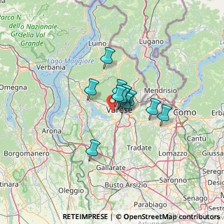Mappa Via Bezzecca, 21100 Varese VA, Italia (7.06167)