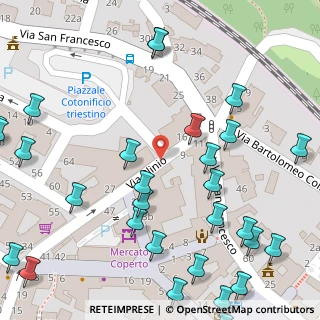 Mappa Piazza C. B. Cavour, 34074 Monfalcone GO, Italia (0.09621)