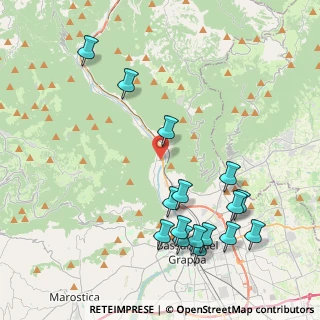 Mappa Via della Resistenza, 36061 Bassano del Grappa VI, Italia (4.70688)