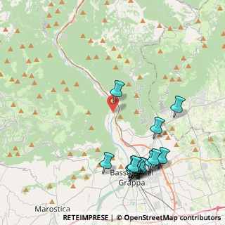 Mappa Via della Resistenza, 36061 Bassano del Grappa VI, Italia (4.86375)