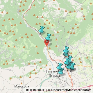 Mappa Via della Resistenza, 36061 Bassano del Grappa VI, Italia (4.63727)