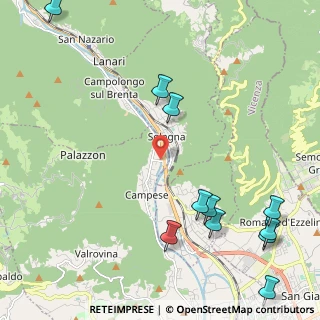 Mappa Via della Resistenza, 36061 Bassano del Grappa VI, Italia (2.87)