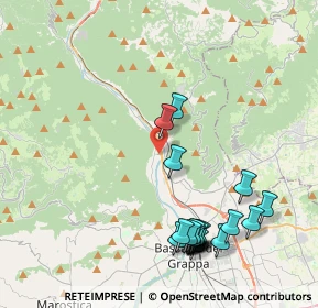 Mappa Contrà Fietto, 36061 Bassano del Grappa VI, Italia (4.628)